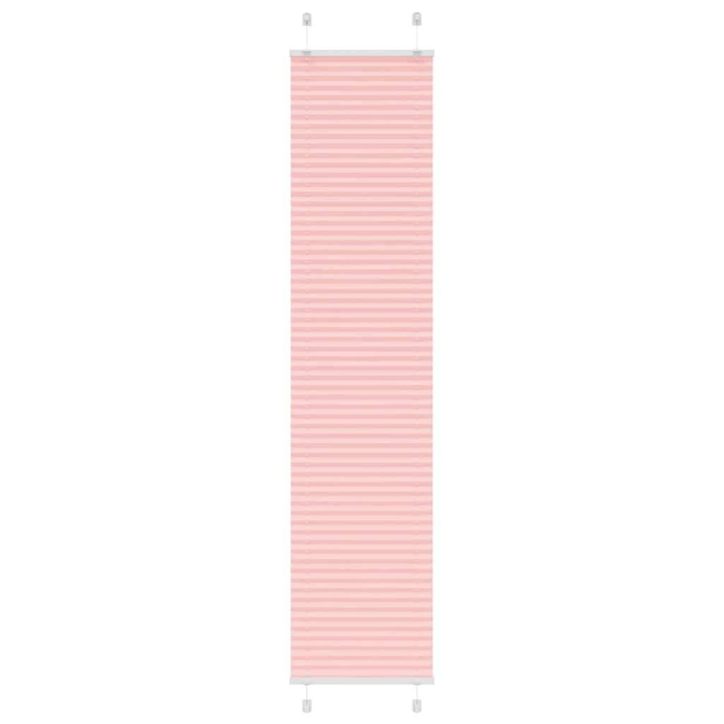 Store plissé rose 45x200 cm largeur du tissu 44,4 cm polyester