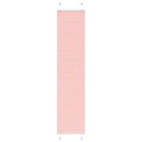 Store plissé rose 45x200 cm largeur du tissu 44,4 cm polyester