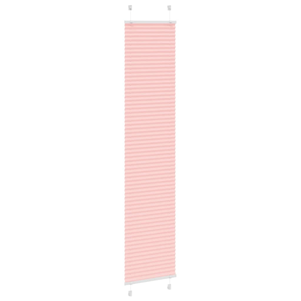 Store plissé rose 45x200 cm largeur du tissu 44,4 cm polyester