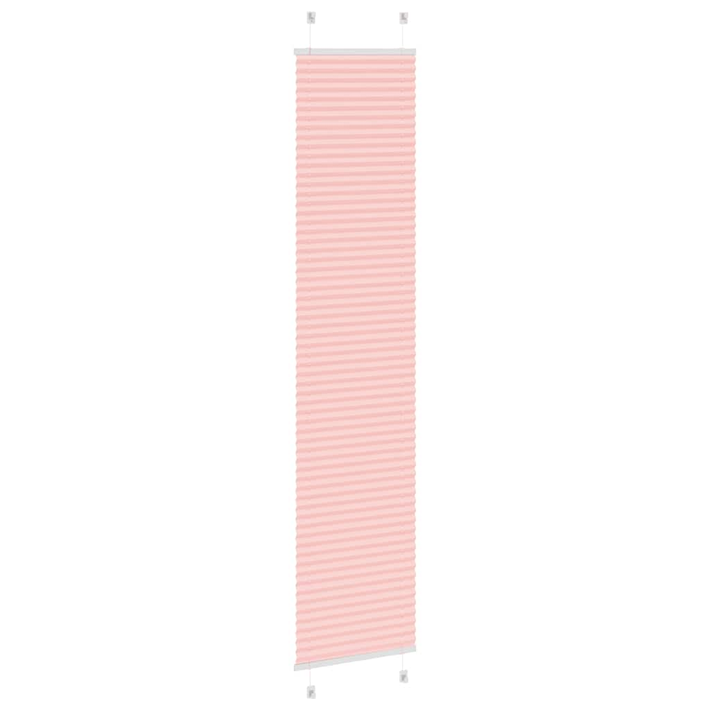 Store plissé rose 45x200 cm largeur du tissu 44,4 cm polyester