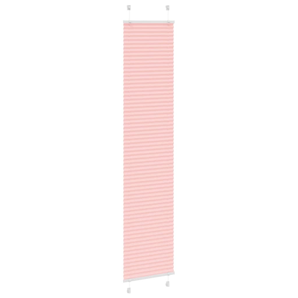 Store plissé rose 50x200 cm largeur du tissu 49,4 cm polyester