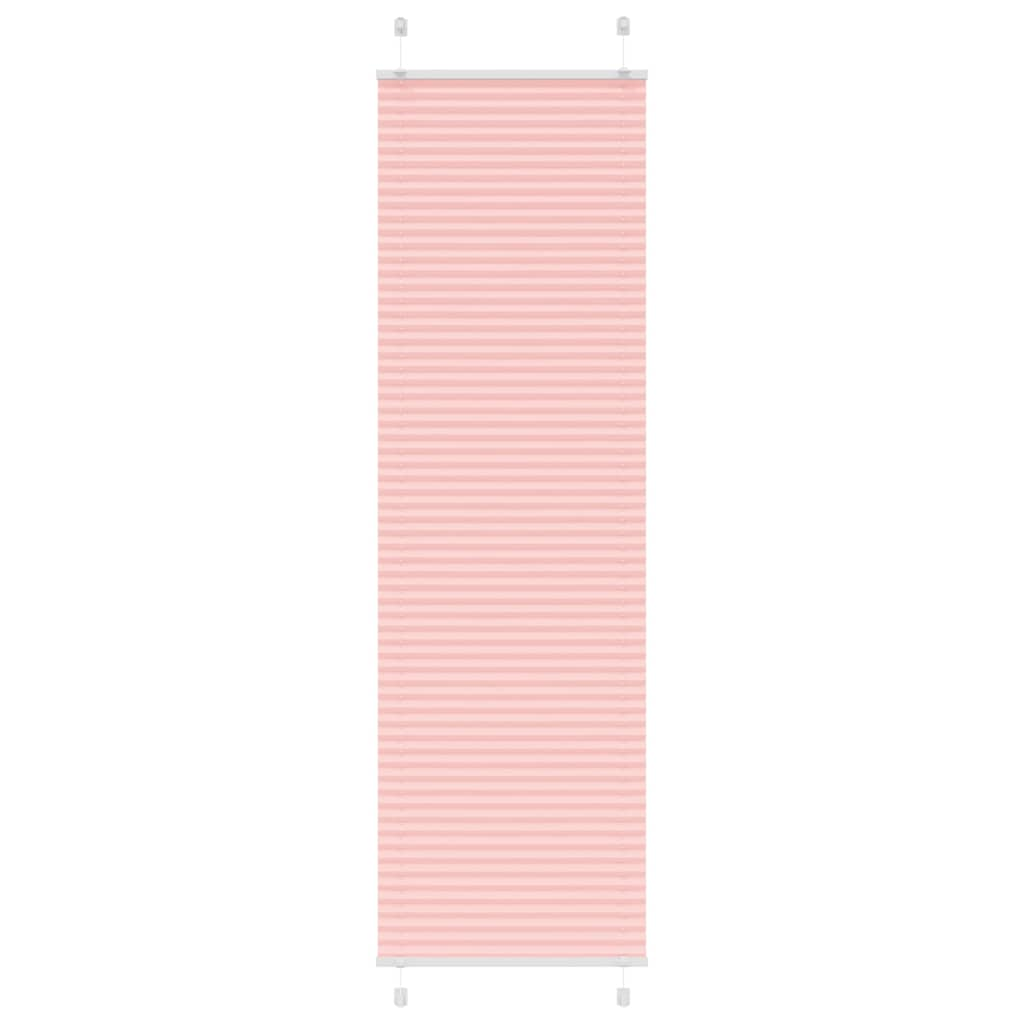 Store plissé rose 55x200 cm largeur du tissu 54,4 cm polyester