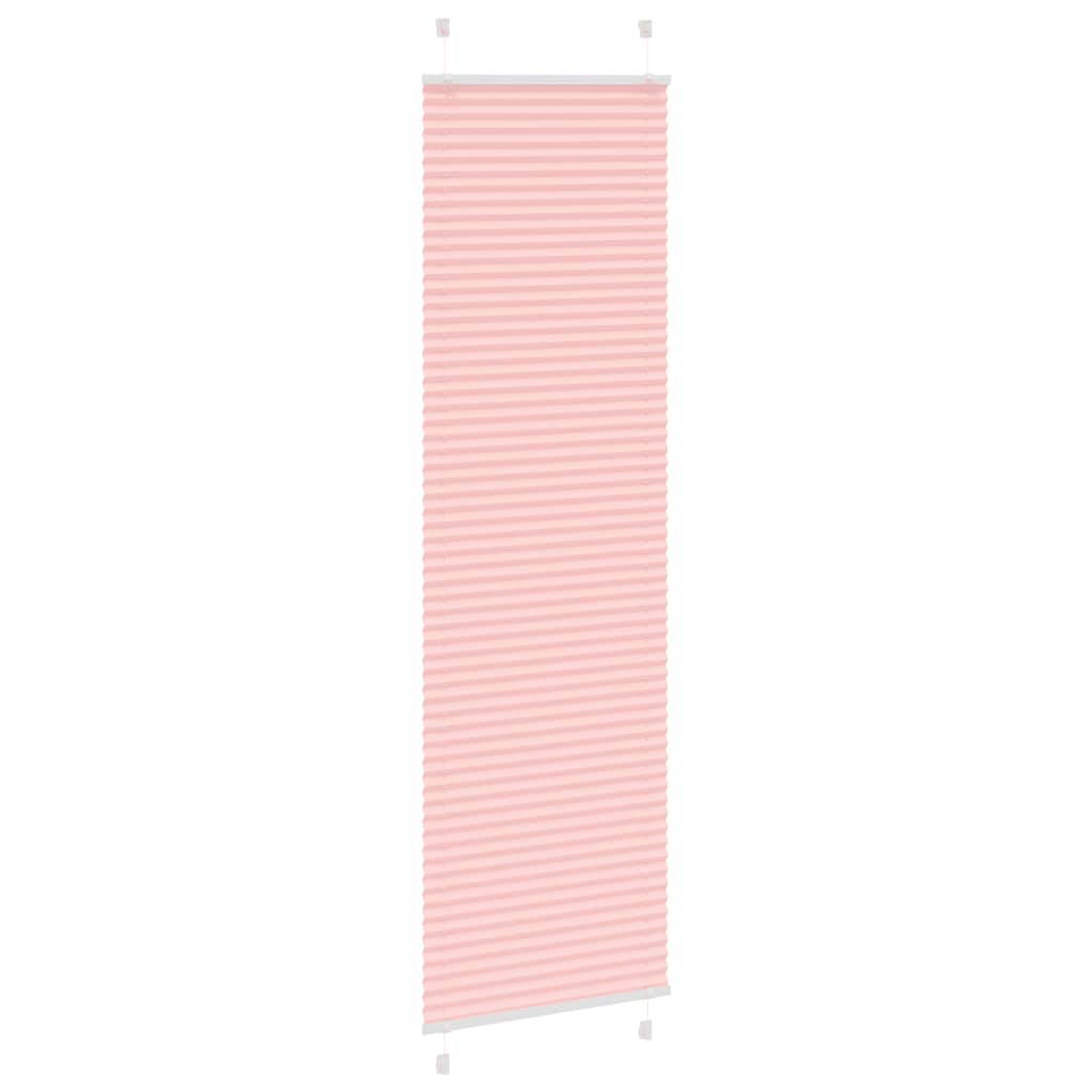 Store plissé rose 55x200 cm largeur du tissu 54,4 cm polyester