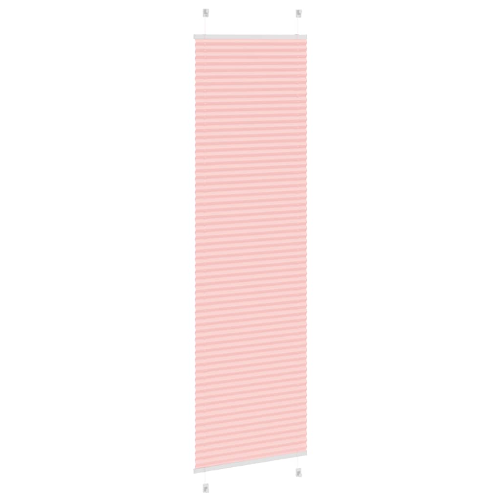 Store plissé rose 55x200 cm largeur du tissu 54,4 cm polyester