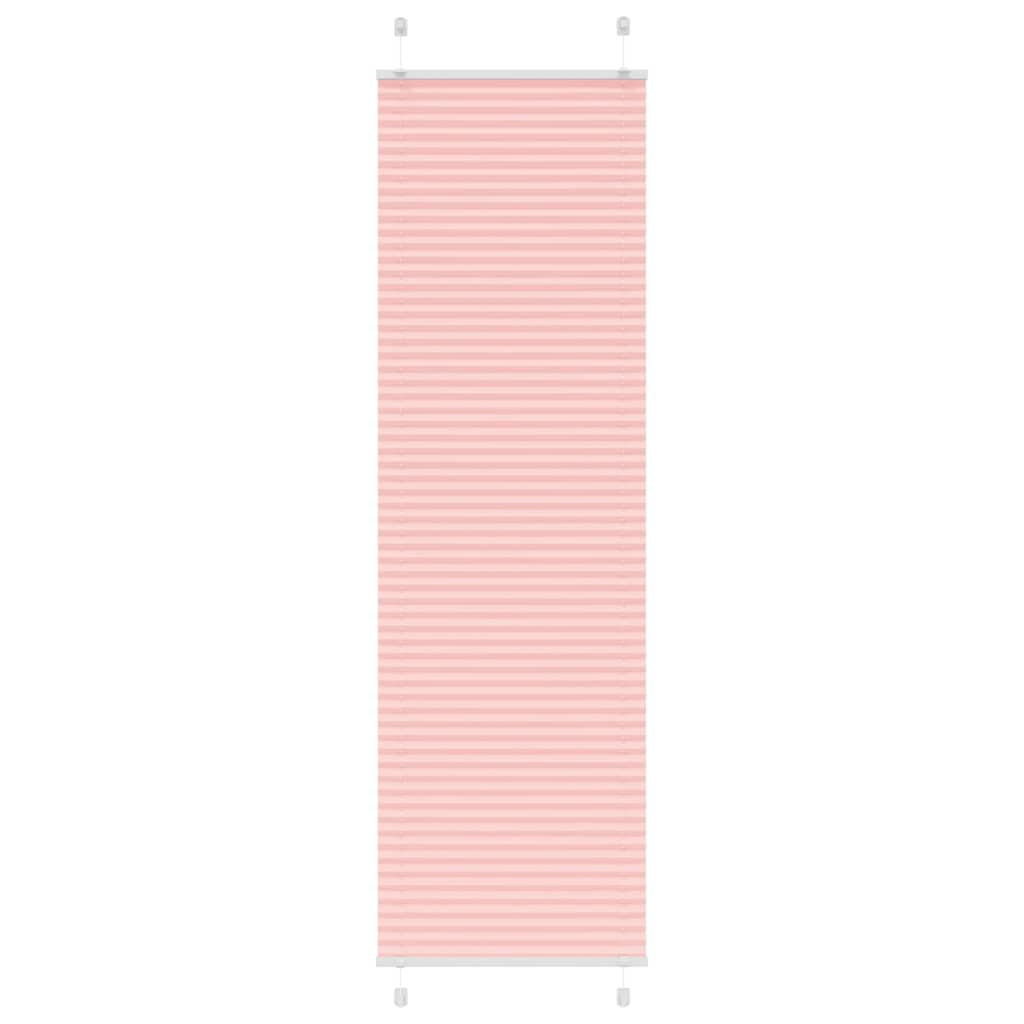 Store plissé rose 60x200 cm largeur du tissu 59,4 cm polyester