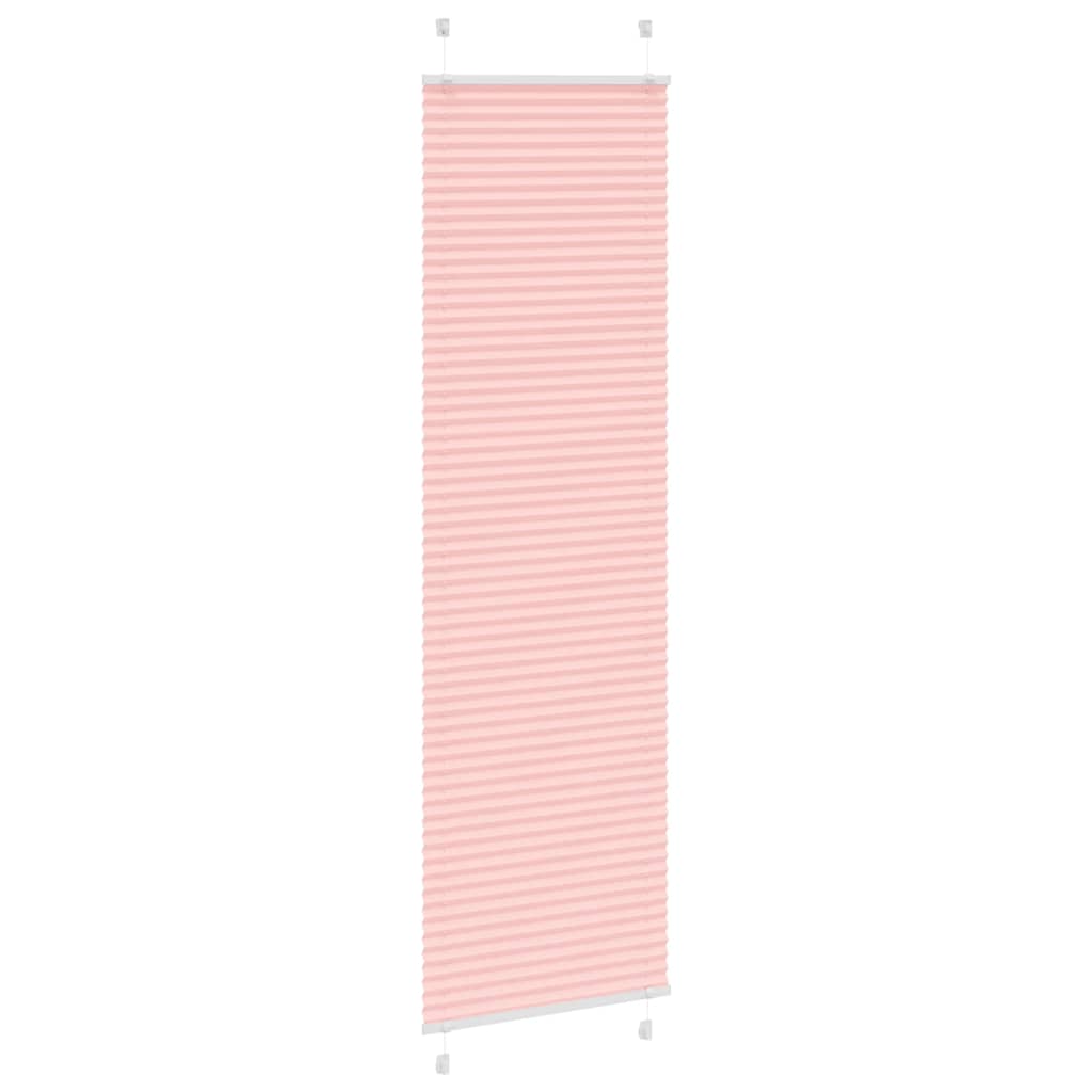 Store plissé rose 60x200 cm largeur du tissu 59,4 cm polyester