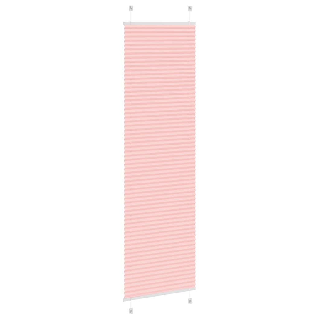 Store plissé rose 60x200 cm largeur du tissu 59,4 cm polyester