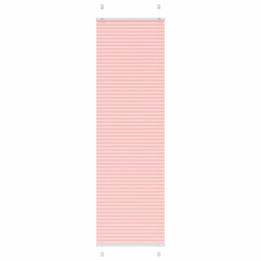 Store plissé rose 65x200 cm largeur du tissu 64,4 cm polyester