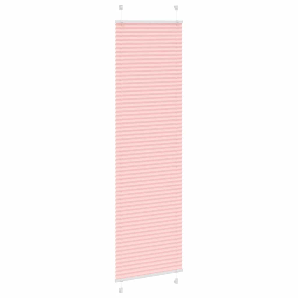 Store plissé rose 65x200 cm largeur du tissu 64,4 cm polyester