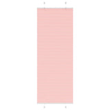 Store plissé rose 75x200 cm largeur du tissu 74,4 cm polyester