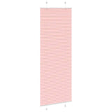 Store plissé rose 75x200 cm largeur du tissu 74,4 cm polyester