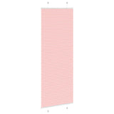 Store plissé rose 75x200 cm largeur du tissu 74,4 cm polyester