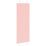 Store plissé rose 80x200 cm largeur du tissu 79,4 cm polyester