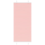 Store plissé rose 85x200 cm largeur du tissu 84,4 cm polyester