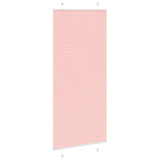 Store plissé rose 85x200 cm largeur du tissu 84,4 cm polyester