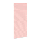 Store plissé rose 90x200 cm largeur du tissu 89,4 cm polyester