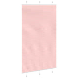 Store plissé rose 115x200 cm largeur du tissu 114,4cm polyester