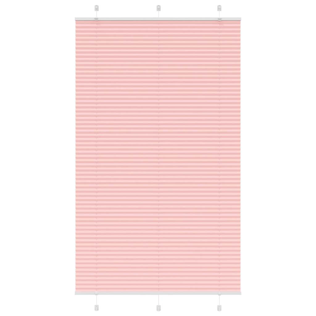 Store plissé rose 120x200 cm largeur du tissu 119,4cm polyester