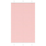 Store plissé rose 120x200 cm largeur du tissu 119,4cm polyester