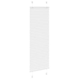 Store plissé blanc 50x100 cm largeur du tissu 49,4 cm polyester