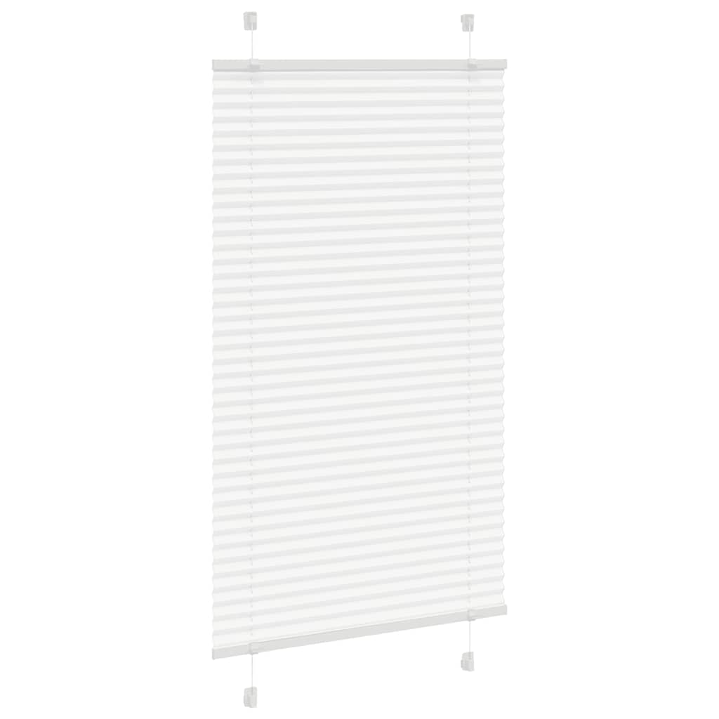 Store plissé blanc 70x100 cm largeur du tissu 69,4 cm polyester