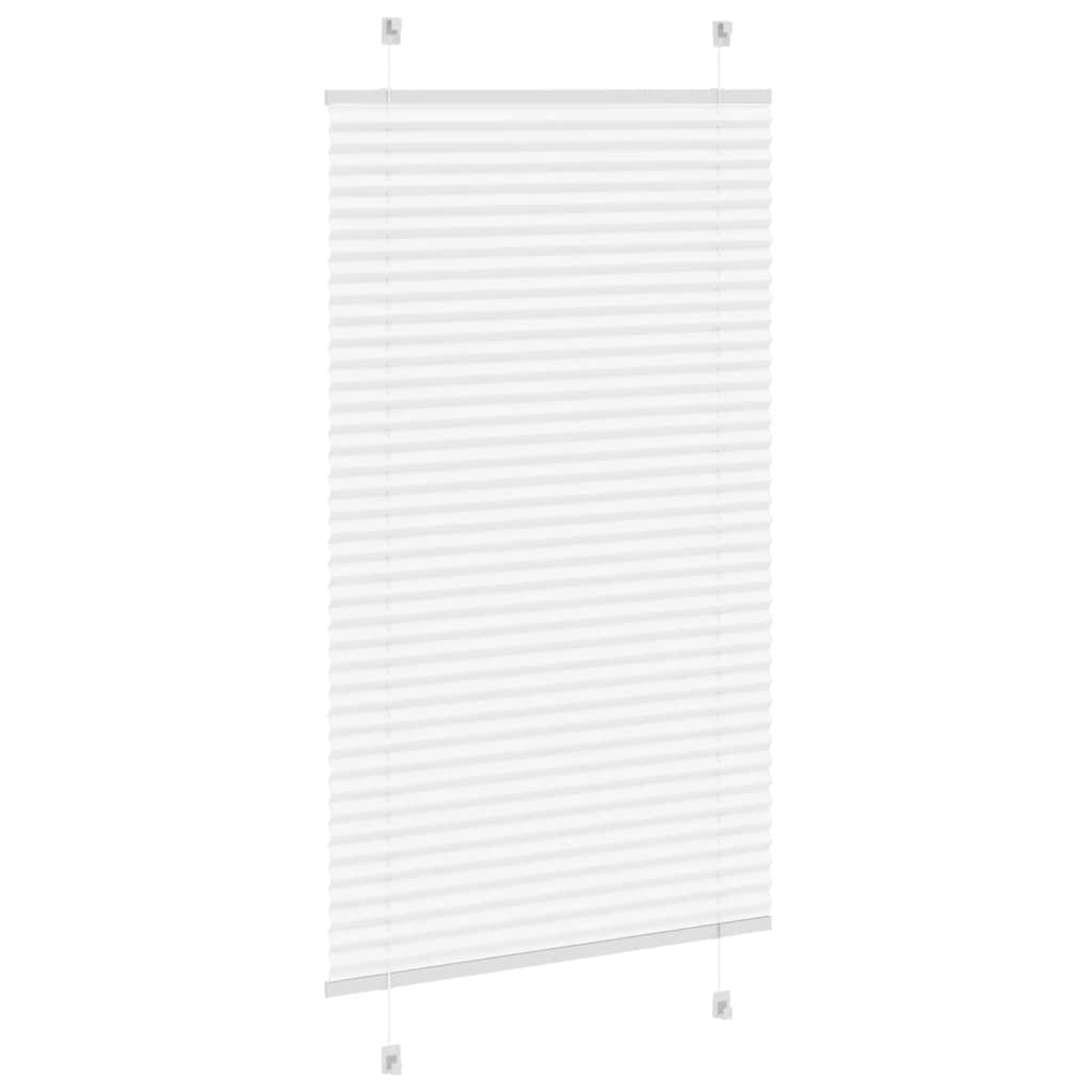 Store plissé blanc 70x100 cm largeur du tissu 69,4 cm polyester