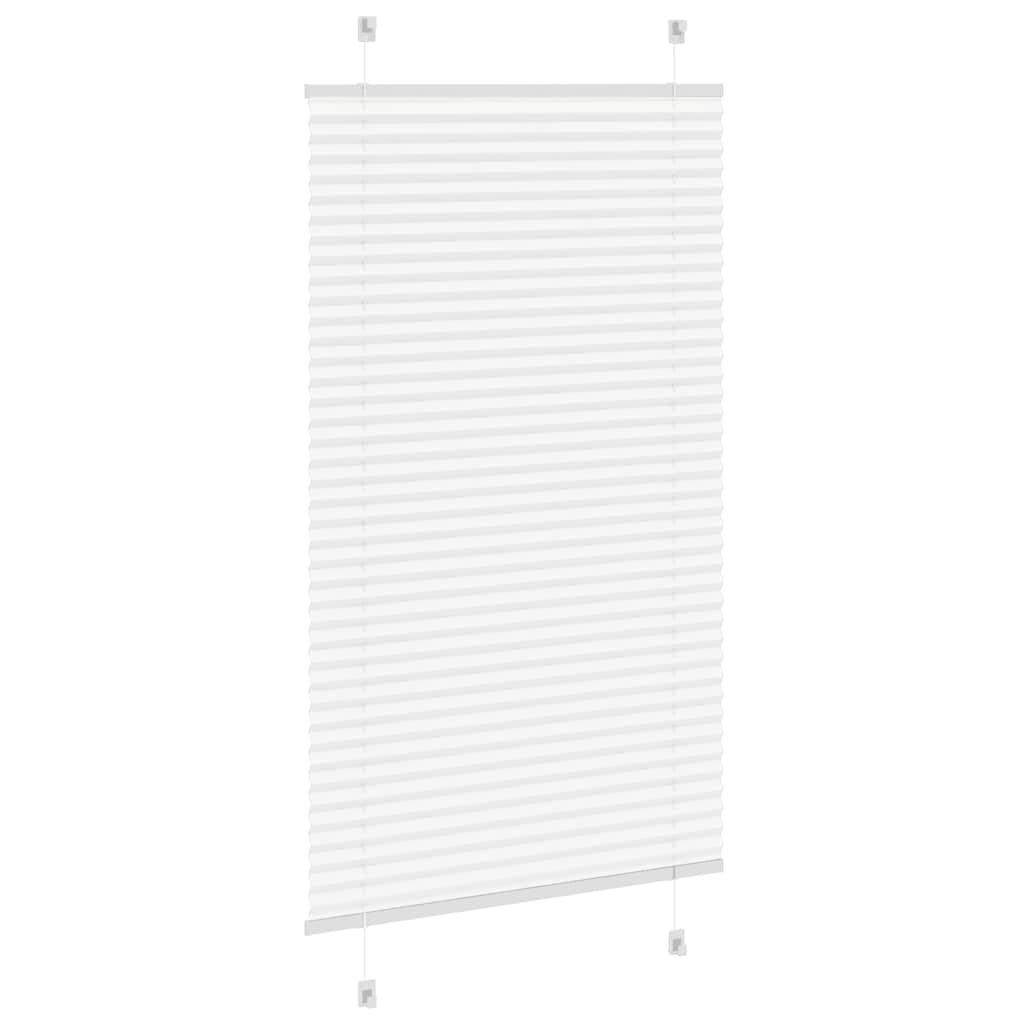 Store plissé blanc 80x100 cm largeur du tissu 79,4 cm polyester