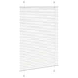 Store plissé blanc 85x100 cm largeur du tissu 84,4 cm polyester