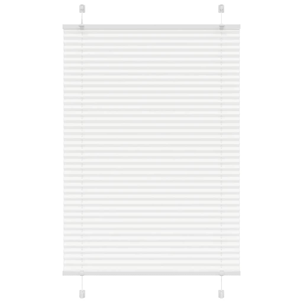 Store plissé blanc 90x100 cm largeur du tissu 89,4 cm polyester