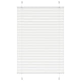 Store plissé blanc 90x100 cm largeur du tissu 89,4 cm polyester