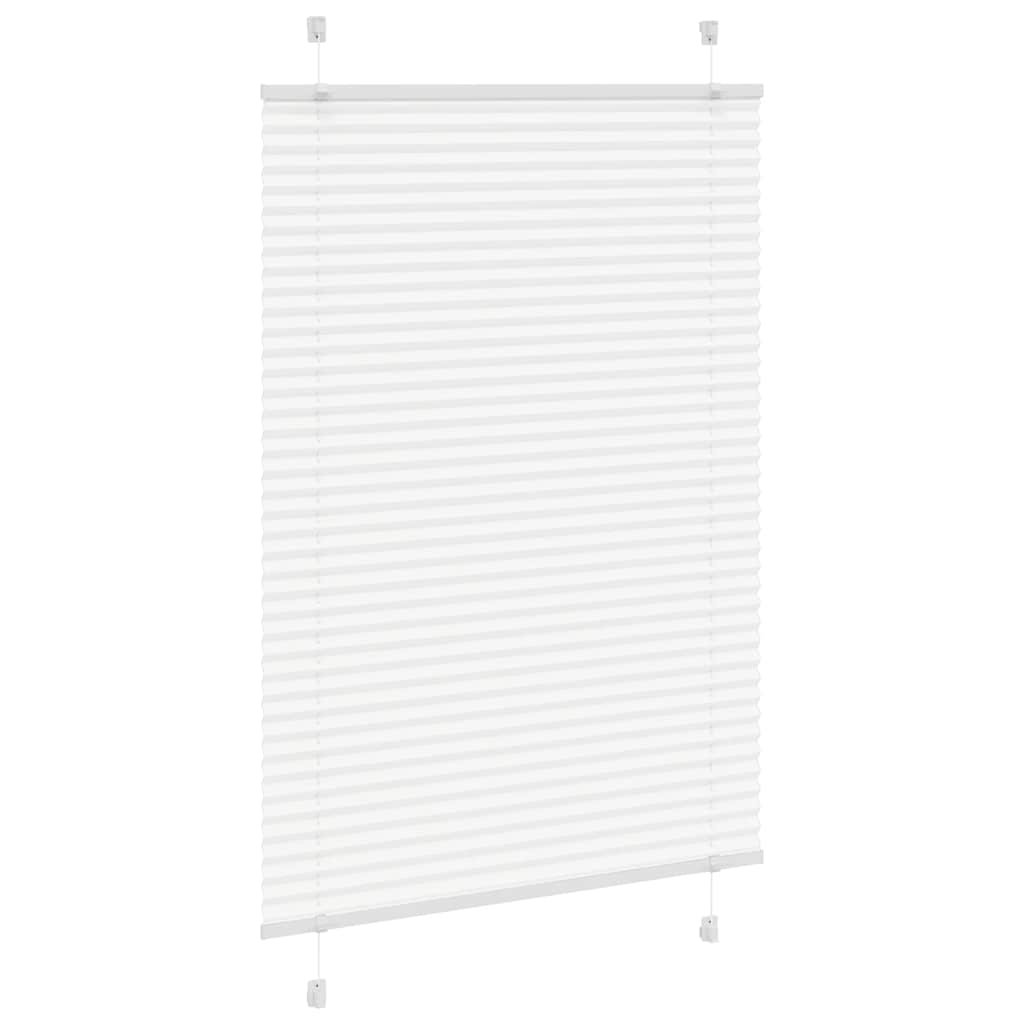 Store plissé blanc 90x100 cm largeur du tissu 89,4 cm polyester