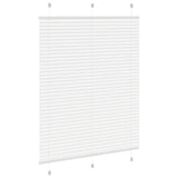 Store plissé blanc 105x100cm largeur du tissu 104,4cm polyester