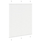 Store plissé blanc 110x100cm largeur du tissu 109,4cm polyester