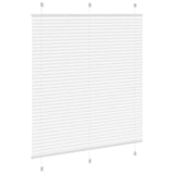 Store plissé blanc 115x100cm largeur du tissu 114,4cm polyester