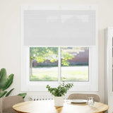 White pleated blind 120x100cm fabric width 119.4cm polyester