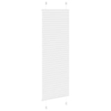 Store plissé blanc 50x150 cm largeur du tissu 49,4 cm polyester