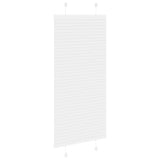 Store plissé blanc 65x150 cm largeur du tissu 64,4 cm polyester