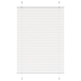 Store plissé blanc 85x150 cm largeur du tissu 84,4 cm polyester