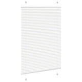 Store plissé blanc 85x150 cm largeur du tissu 84,4 cm polyester