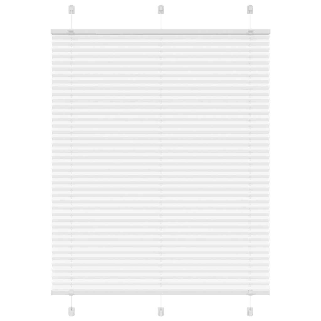 Store plissé blanc 110x150cm largeur du tissu 109,4cm polyester