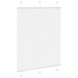 Store plissé blanc 110x150cm largeur du tissu 109,4cm polyester