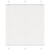 Store plissé blanc 115x150cm largeur du tissu 114,4cm polyester