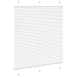 Store plissé blanc 120x150cm largeur du tissu 119,4cm polyester