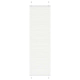 Store plissé blanc 55x200 cm largeur du tissu 54,4 cm polyester