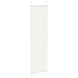 Store plissé blanc 55x200 cm largeur du tissu 54,4 cm polyester