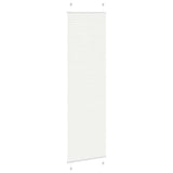 Store plissé blanc 55x200 cm largeur du tissu 54,4 cm polyester