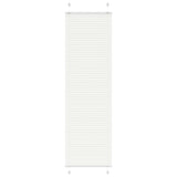 Store plissé blanc 60x200 cm largeur du tissu 59,4 cm polyester