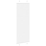 Store plissé blanc 70x200 cm largeur du tissu 69,4 cm polyester