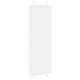 Store plissé blanc 75x200 cm largeur du tissu 74,4 cm polyester