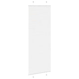 Store plissé blanc 80x200 cm largeur du tissu 79,4 cm polyester